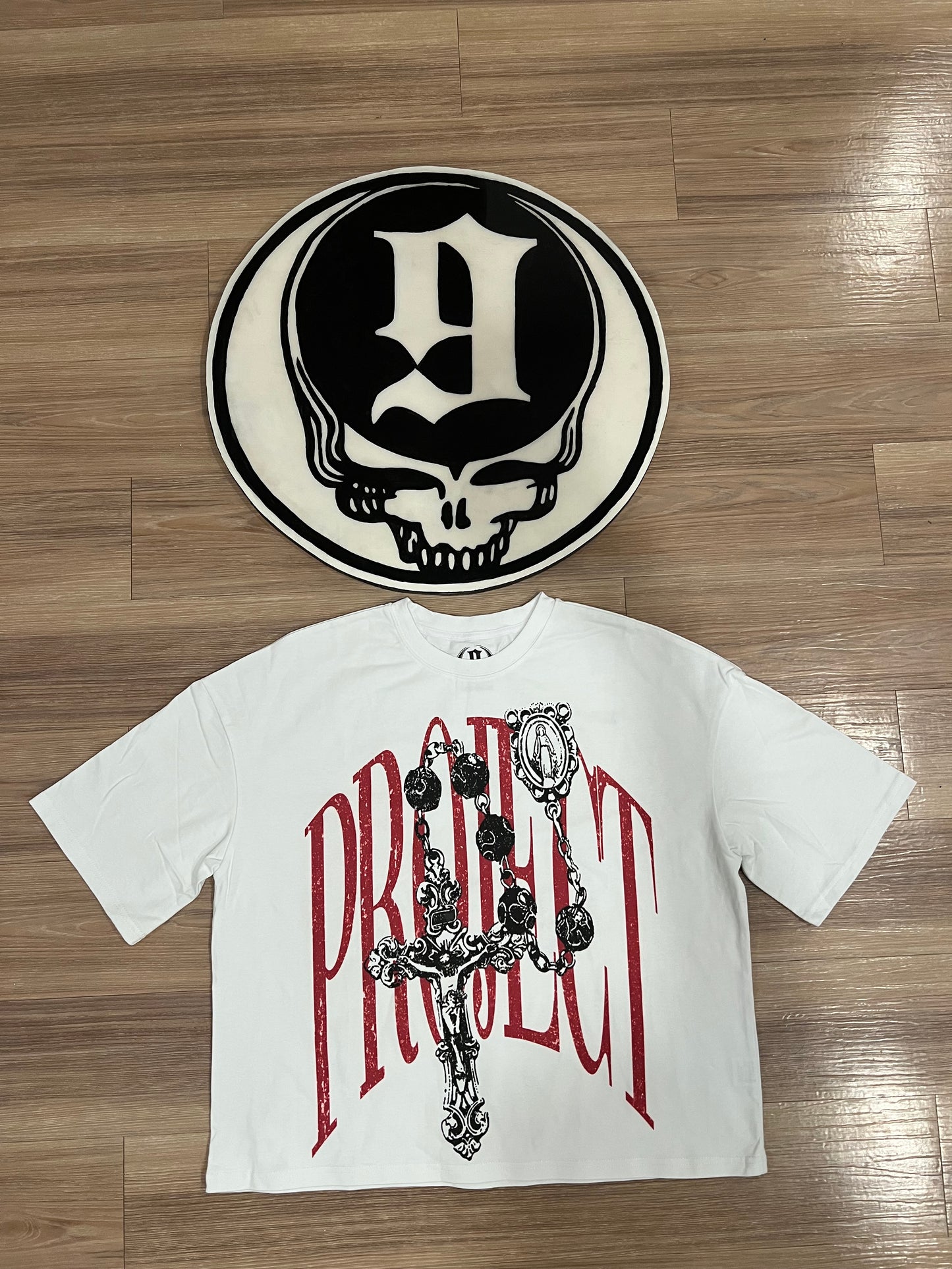 Heavyweight drop shoulder T