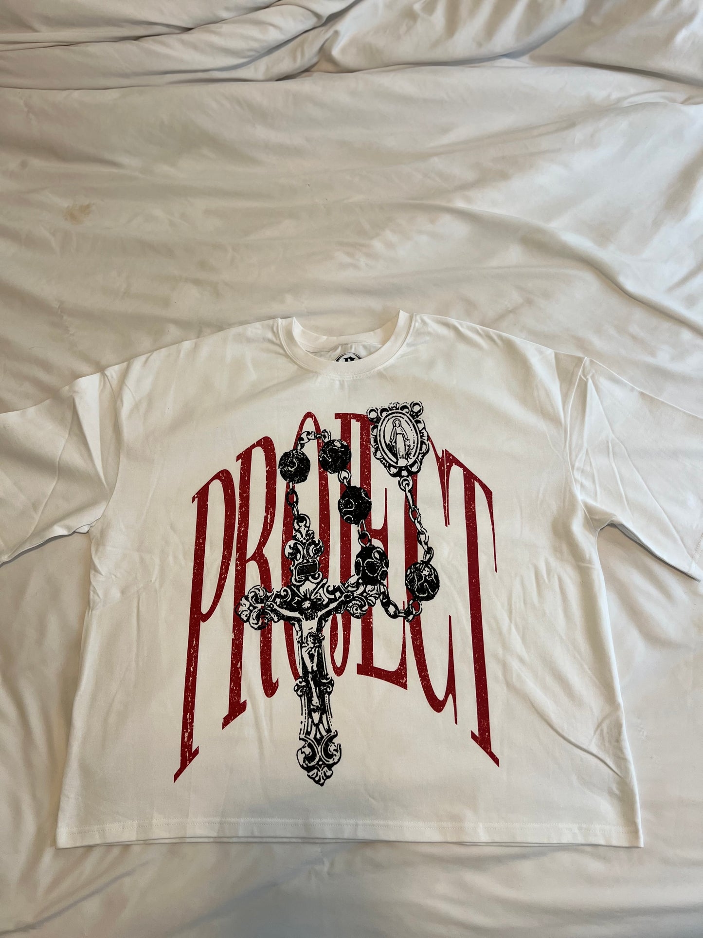 Heavyweight drop shoulder T
