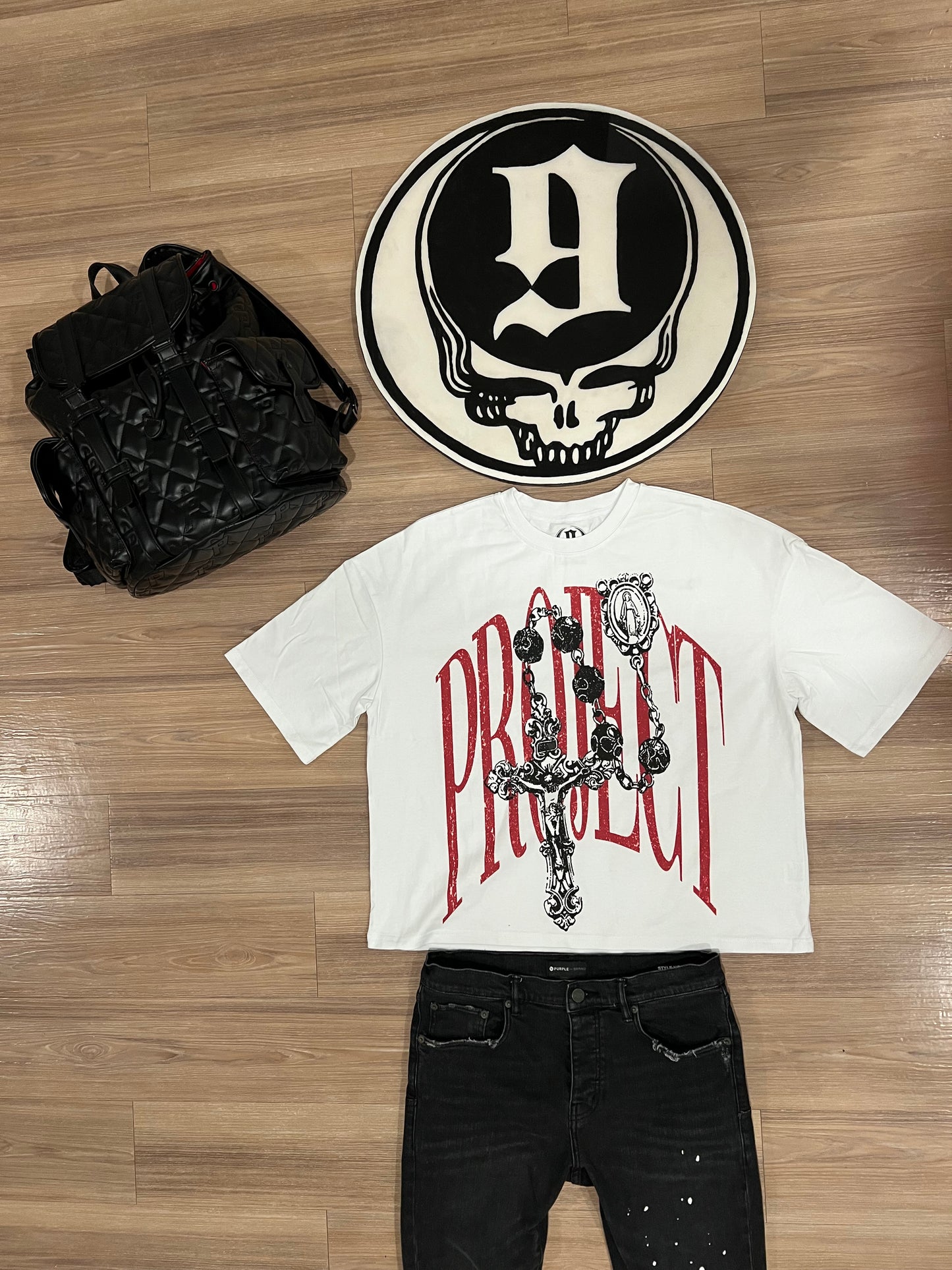 Heavyweight drop shoulder T